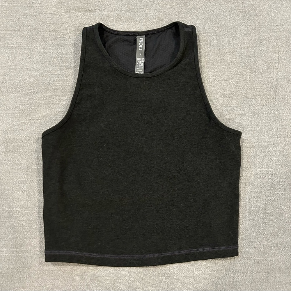 Vuori Elevation Plyo Tank in Black Heather
